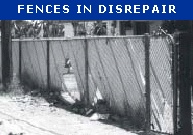 Fences in disrepair code violation